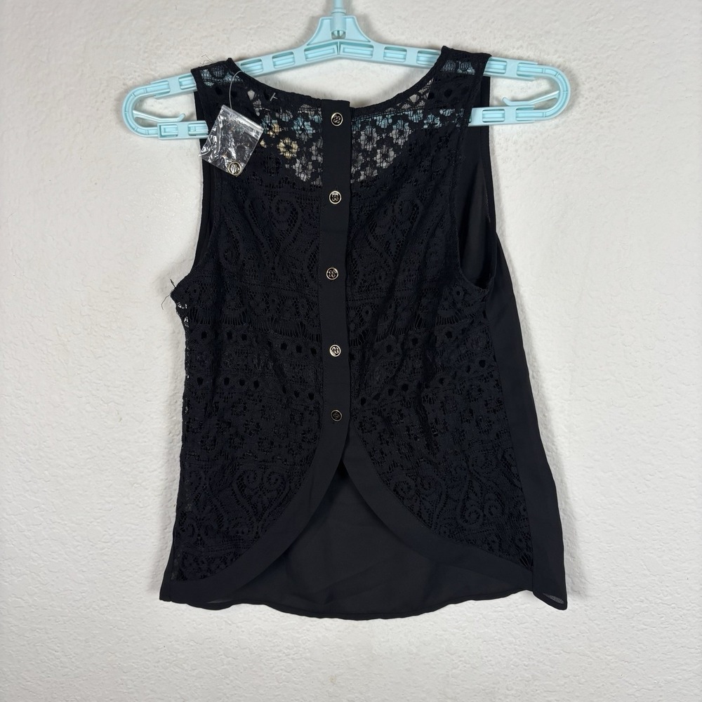 Double Zero Womens Shirt Sz S Small Tank Top Sleeveless Solid New With Tags - Picture 5 of 6